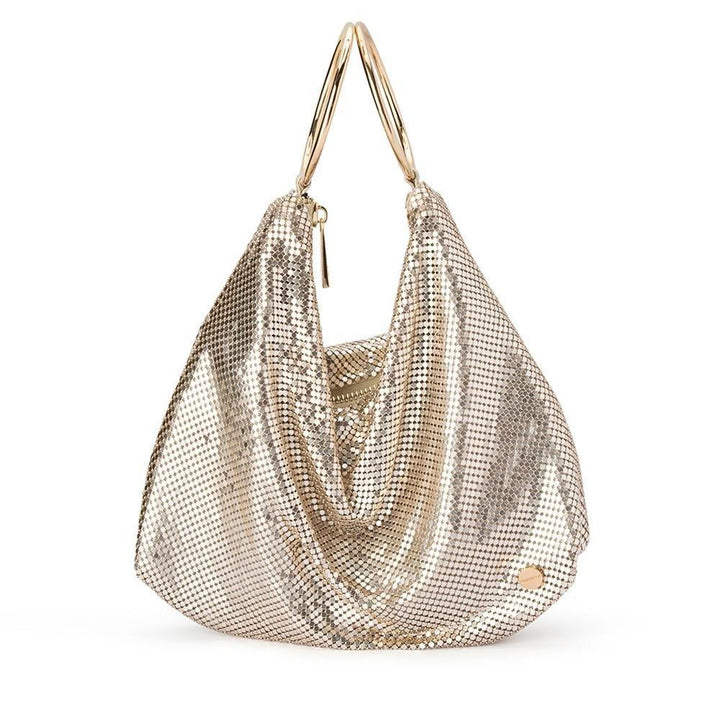 SHAR Mesh Convertible Bag - Gold
