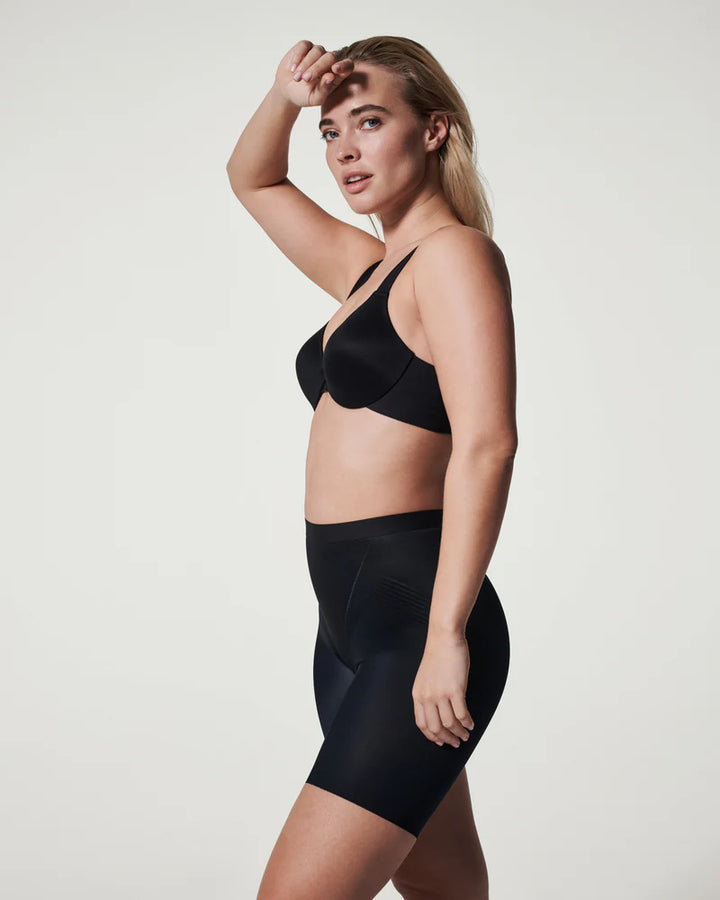 Invisible Mid-Thigh Short - Very Black