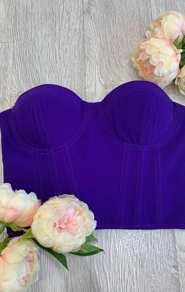 Grace Bustier Royal Purple