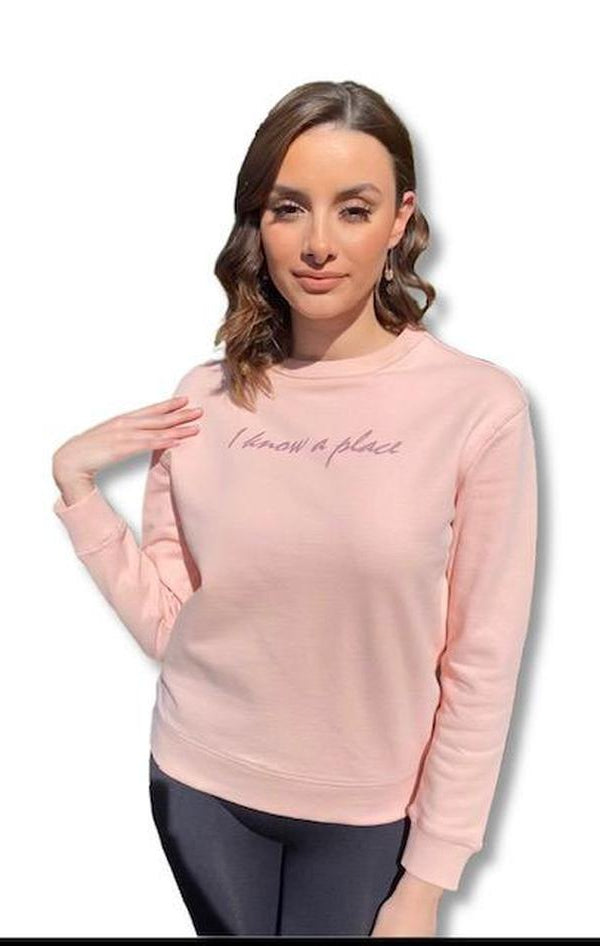 I Know A Place Jumper Pink