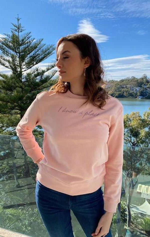 I Know A Place Jumper Pink