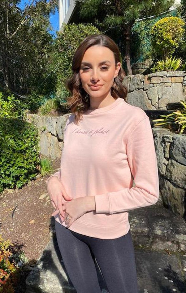 I Know A Place Jumper Pink