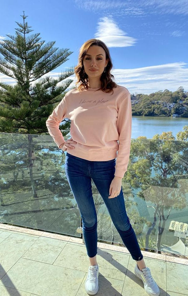 I Know A Place Jumper Pink