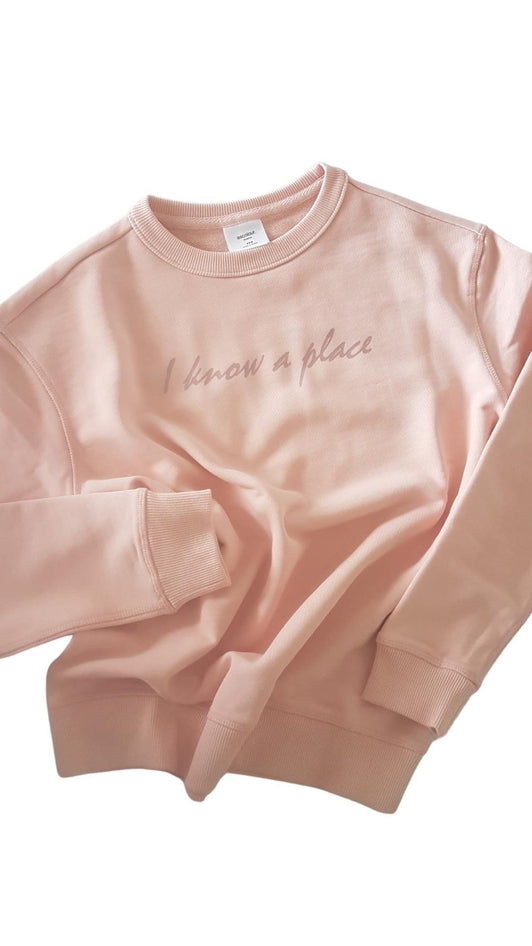 I Know A Place Jumper Pink